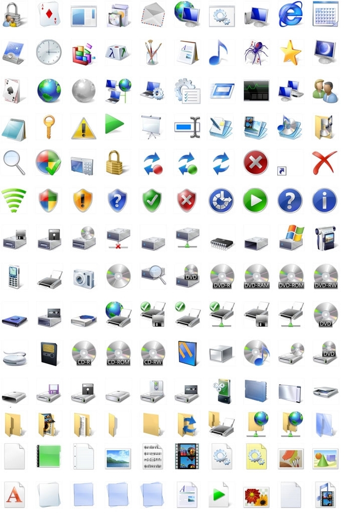 10000 High Definition Windows Icons Are Huge
